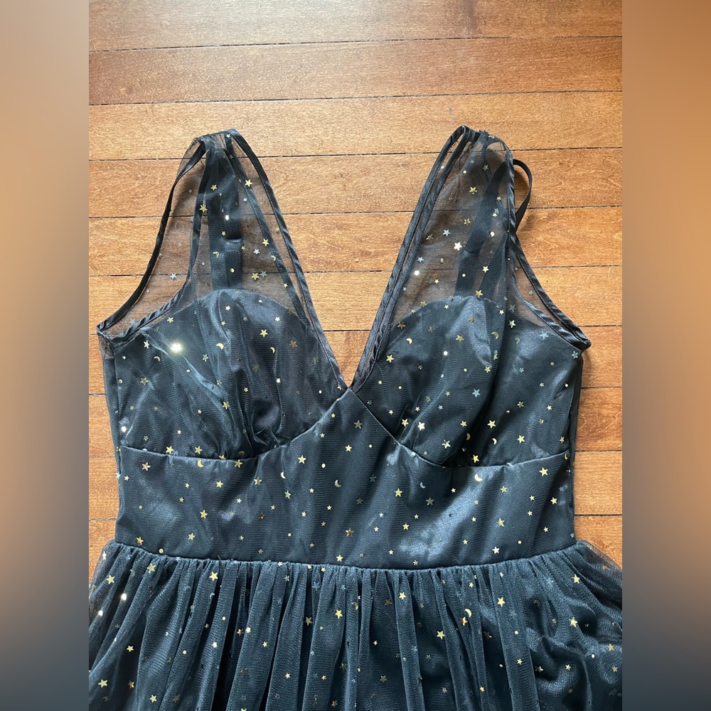 Hell Bunny retro Infinity 1950's black dress - Picture 2 of 9